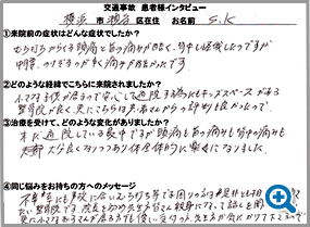 むち打ちからくる頭痛と首の痛み